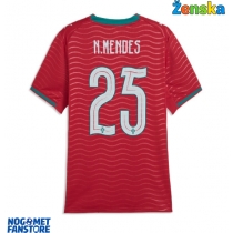 Portugal Nuno Mendes #25 Domaci Dres za Ženska SP 2026 Kratak Rukav
